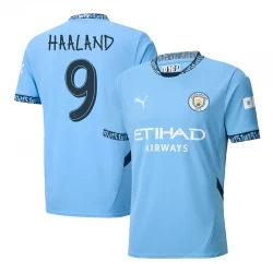 Manchester City Erling Haaland #9 Fodboldtrøjer 2024-25 UCL Hjemmebanetrøje Mænd